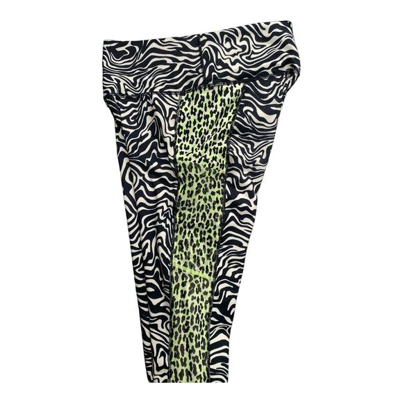 Fabletics Powerhold leggings Marbled Zebra/Highlighter Wavy Cheetah size S - Picture 5 of 12